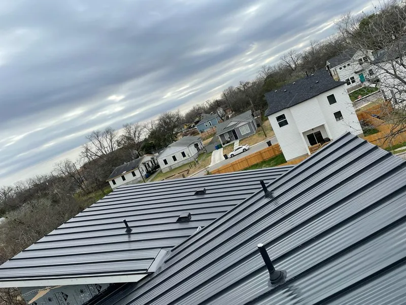 Standing seam metal roof panels with vents for Skylight Repair in Rock Springs
